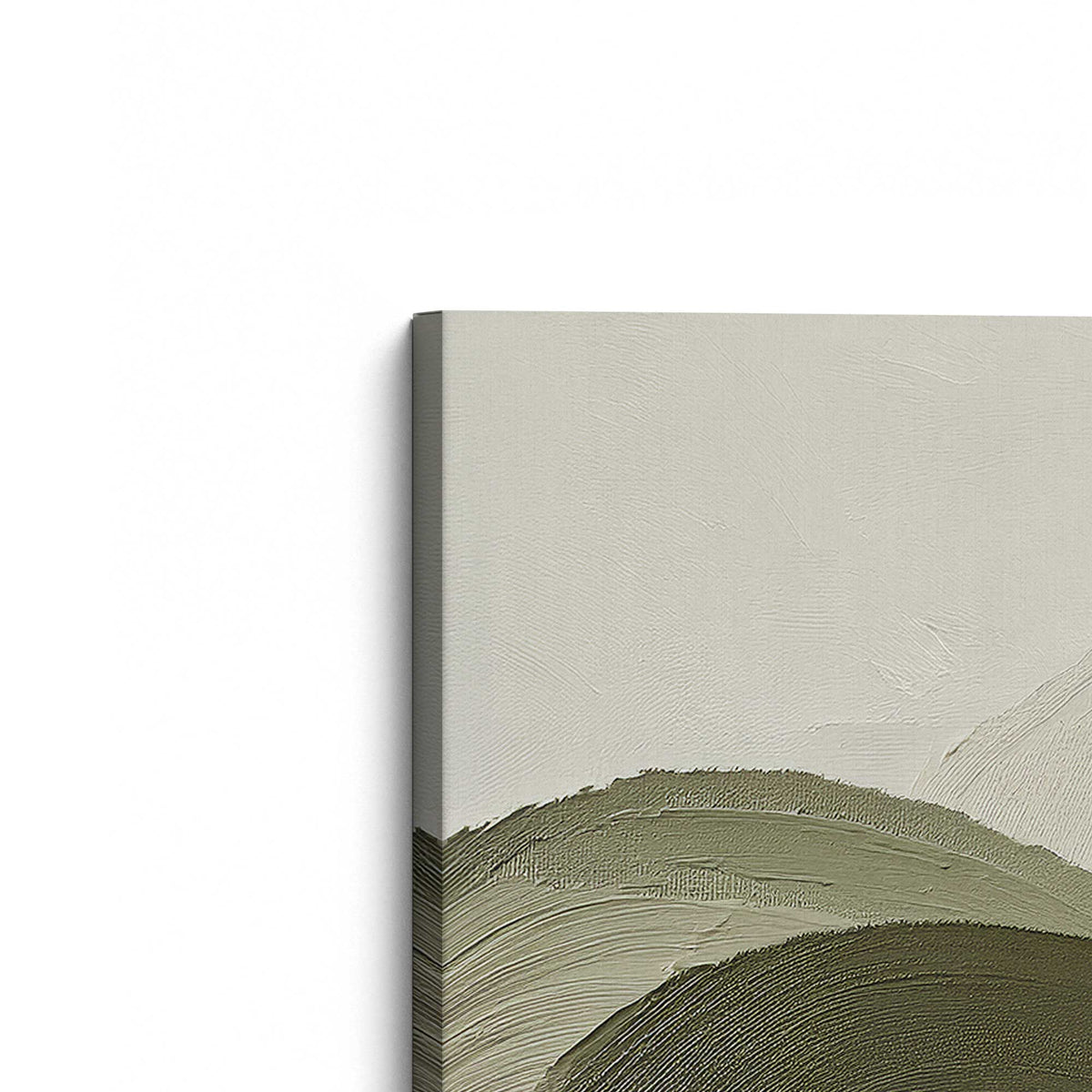 [Color:Stretched Canvas], Picture of the corner of the art