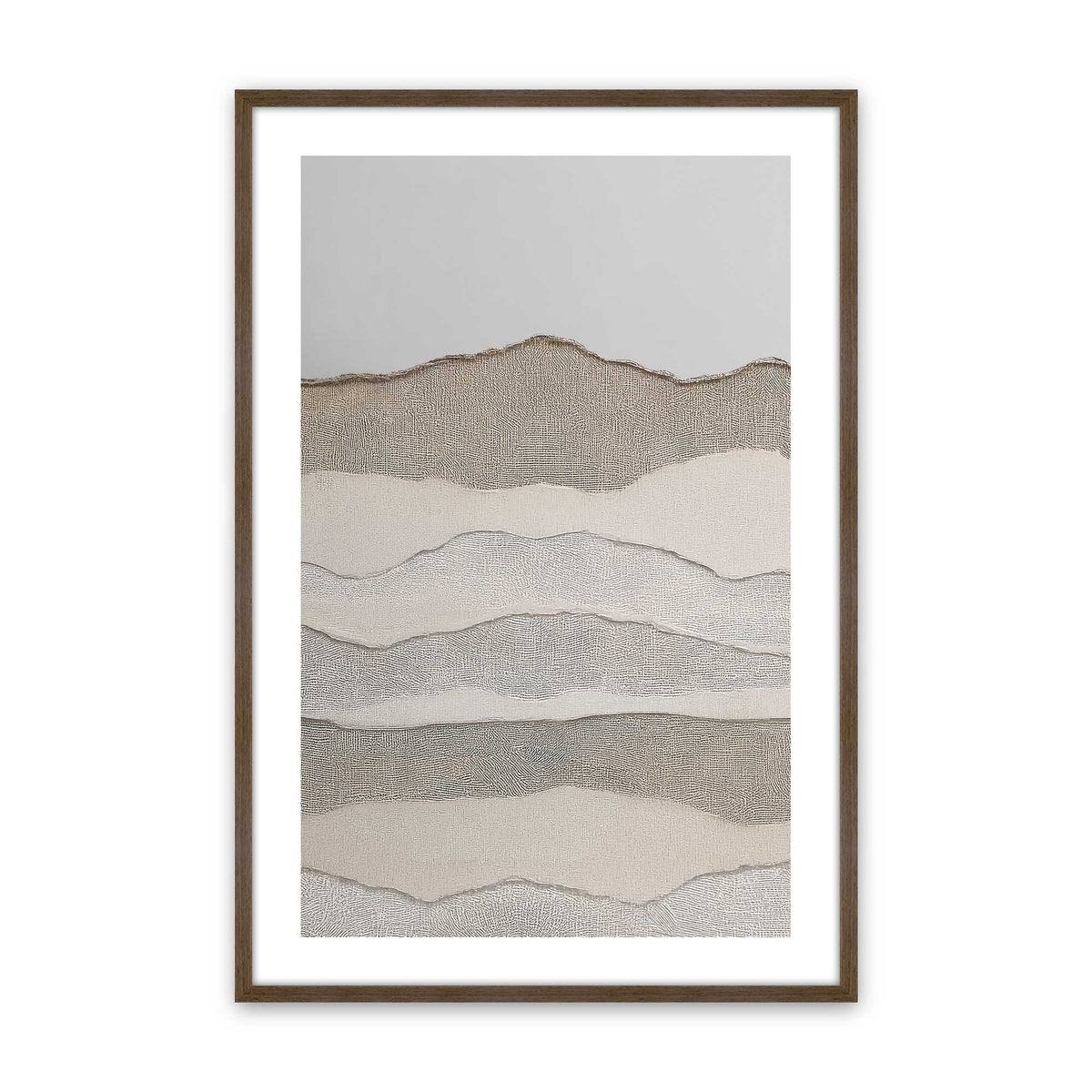 [Color:Walnut], Picture of art in a Walnut frame