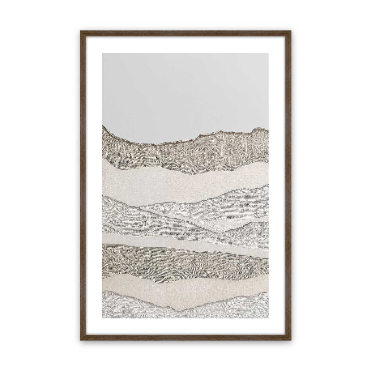 [Color:Walnut], Picture of art in a Walnut frame