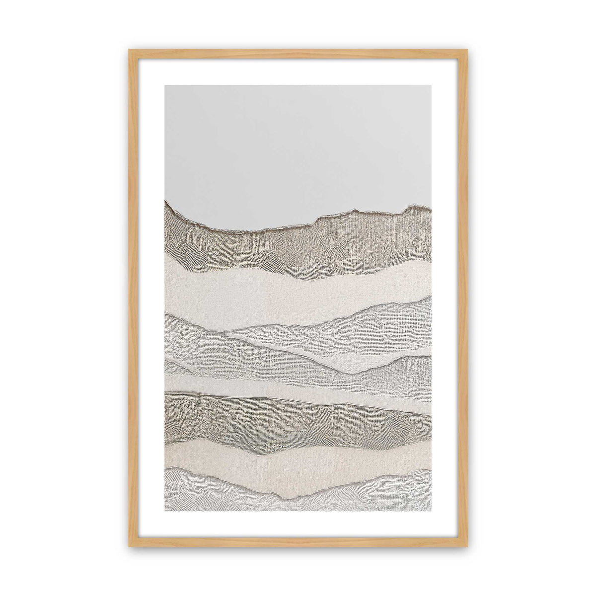 [Color:American Maple], Picture of art in an American Maple frame