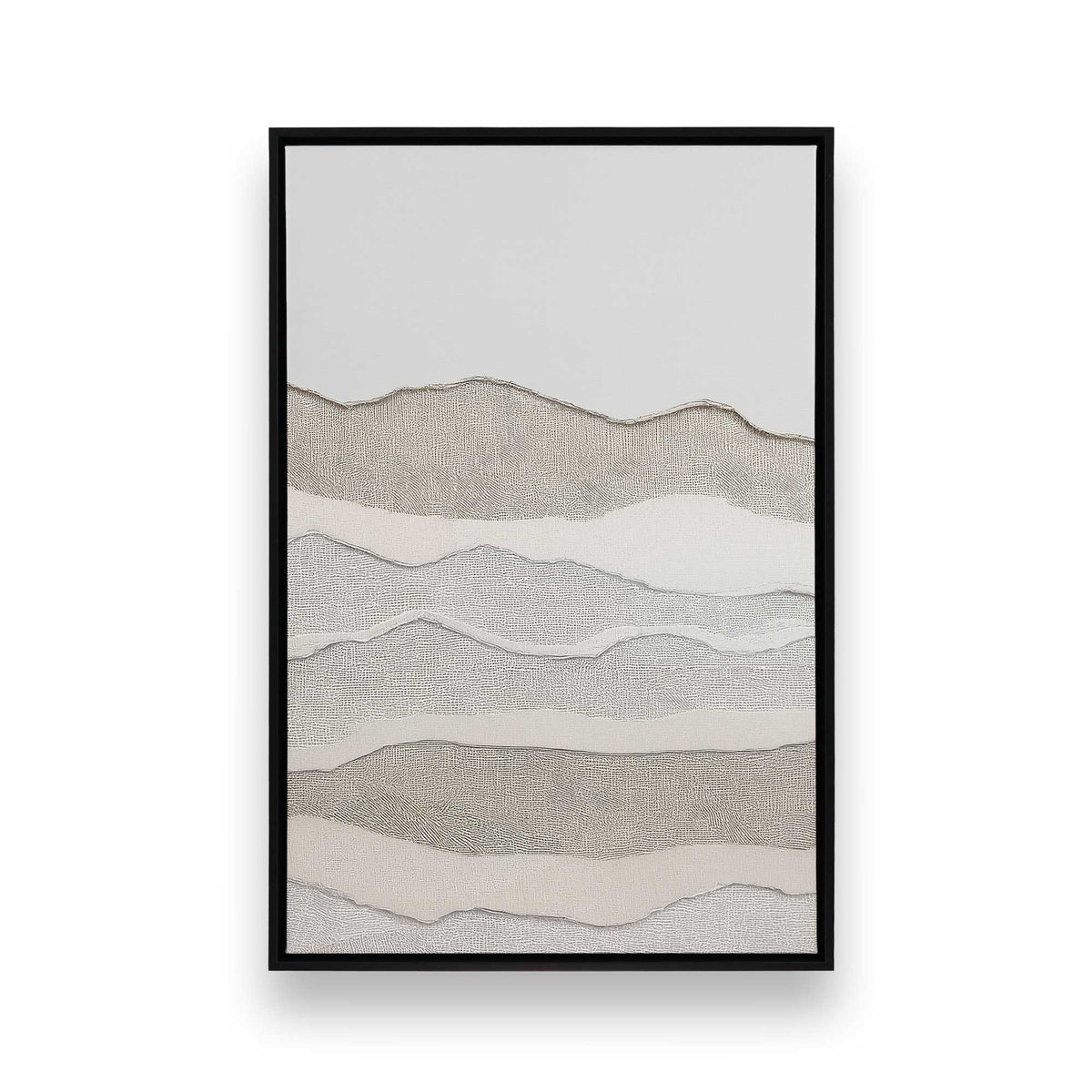 [Color:Satin Black], Picture of art in a Satin Black frame