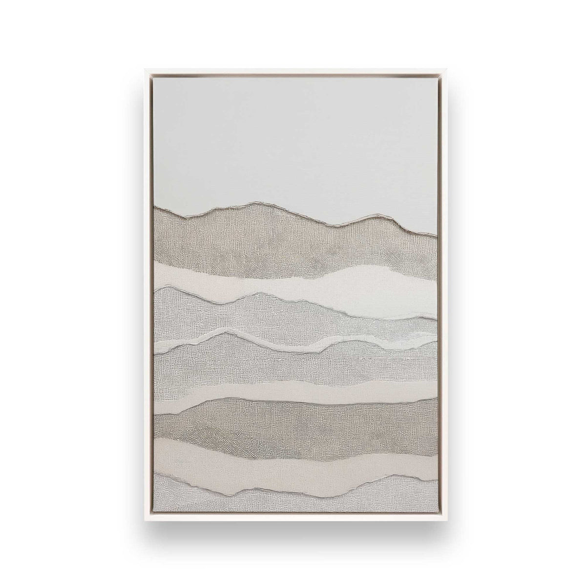 [Color:Opaque White], Picture of art in a White frame