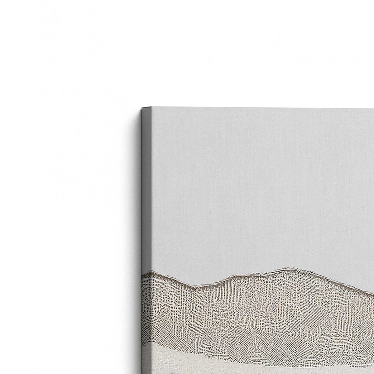 [Color:Stretched Canvas], Picture of the corner of the art
