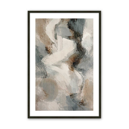 [Color:Satin Black], Picture of art in a Satin Black frame