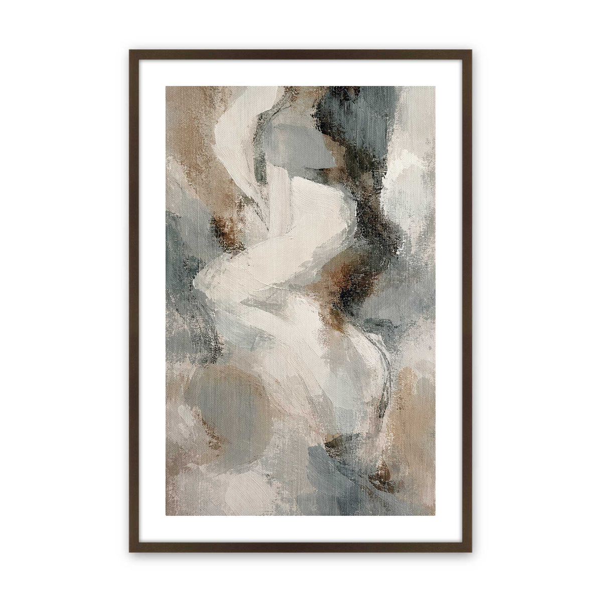 [Color:Belvinder Brown], Picture of art in a Belvinder Brown frame