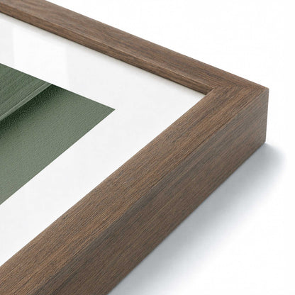 [Color:Walnut], Picture of art in a Walnut frame at an angle