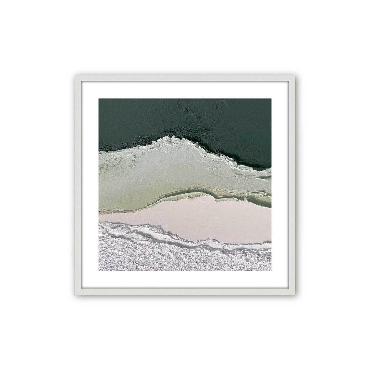 [Color:Opaque White], Picture of art in an Opaque White frame