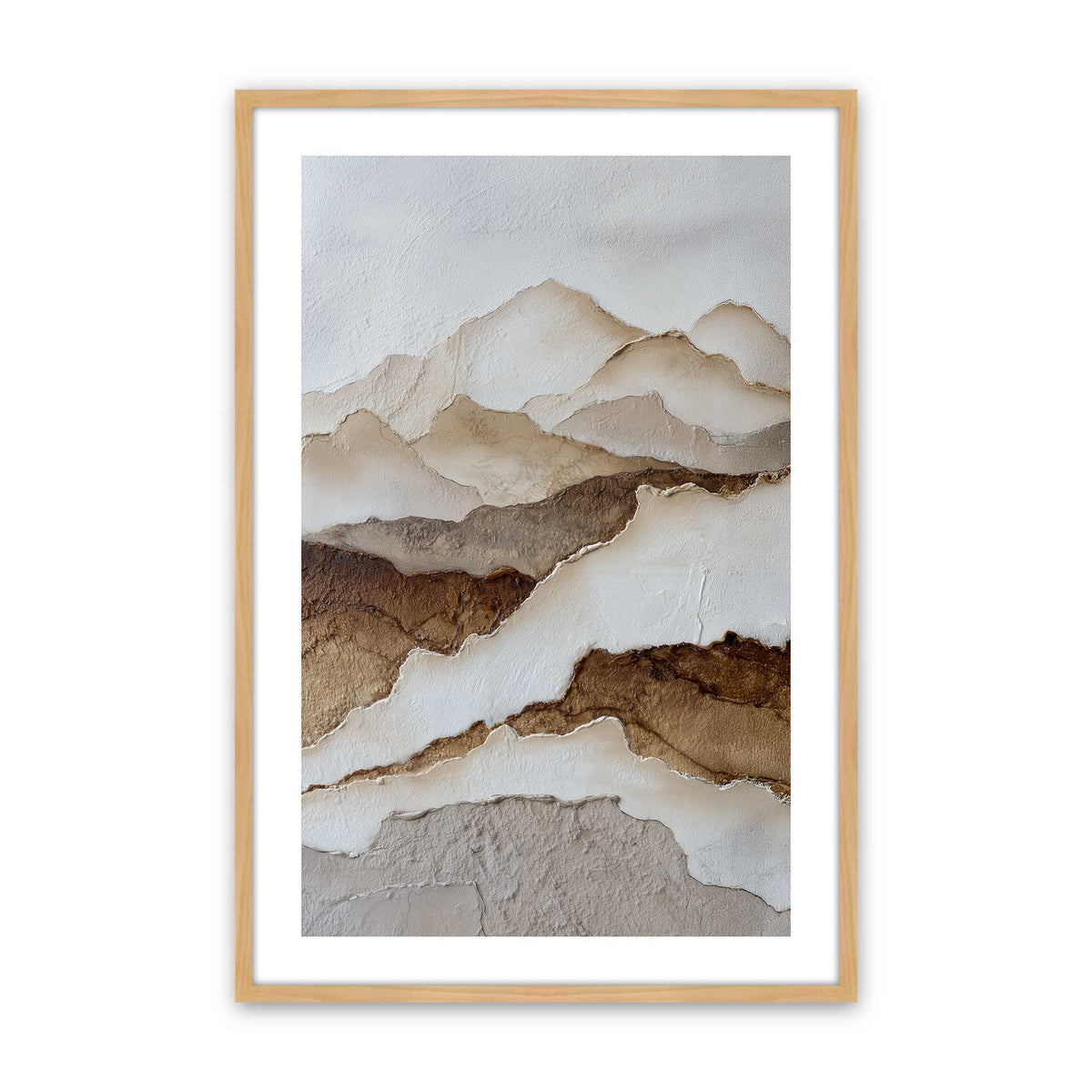 [Color:American Maple], Picture of art in an American Maple frame
