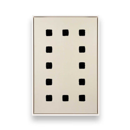 [Color:Opaque White], Picture of art in a White frame