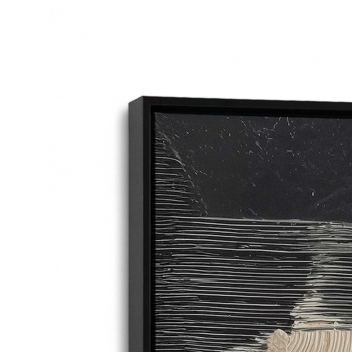[Color:Satin Black], Picture of the corner of the art