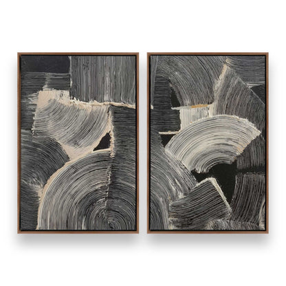 [Color:Walnut], Picture of art in a Walnut frame