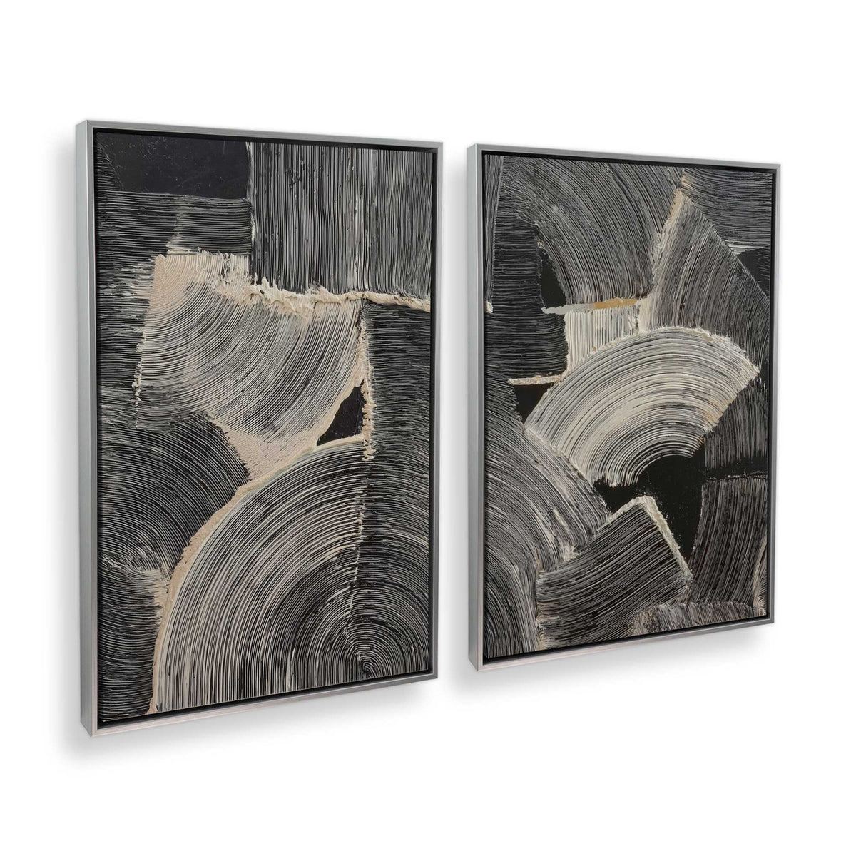 [Color:Polished Chrome], Picture of art in a Polished Chrome frame at an angle