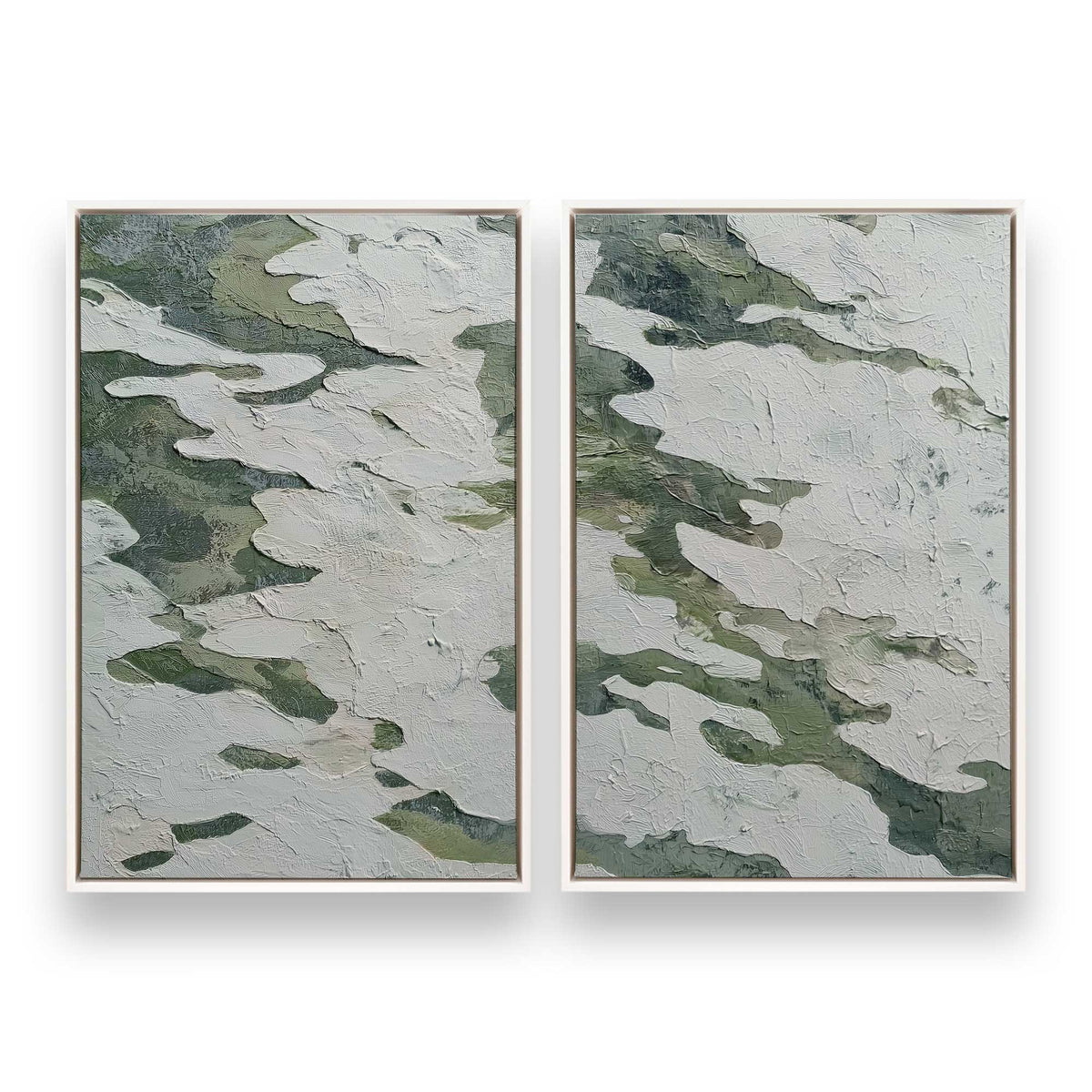 [Color:Opaque White], Picture of art in a White frame