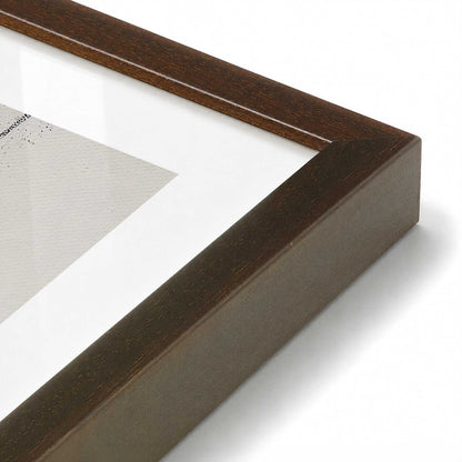 [Color:Belvinder Brown], Picture of art in a Belvinder Brown frame of the corner