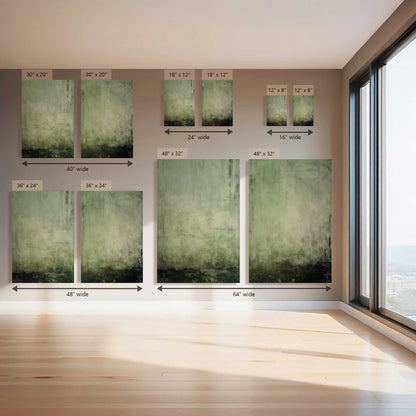 Quiet Moss, Set of 2 Canvas Prints