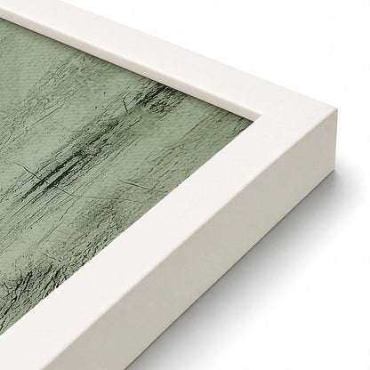 [Color:Opaque White], Picture of art in a Opaque White frame of the corner