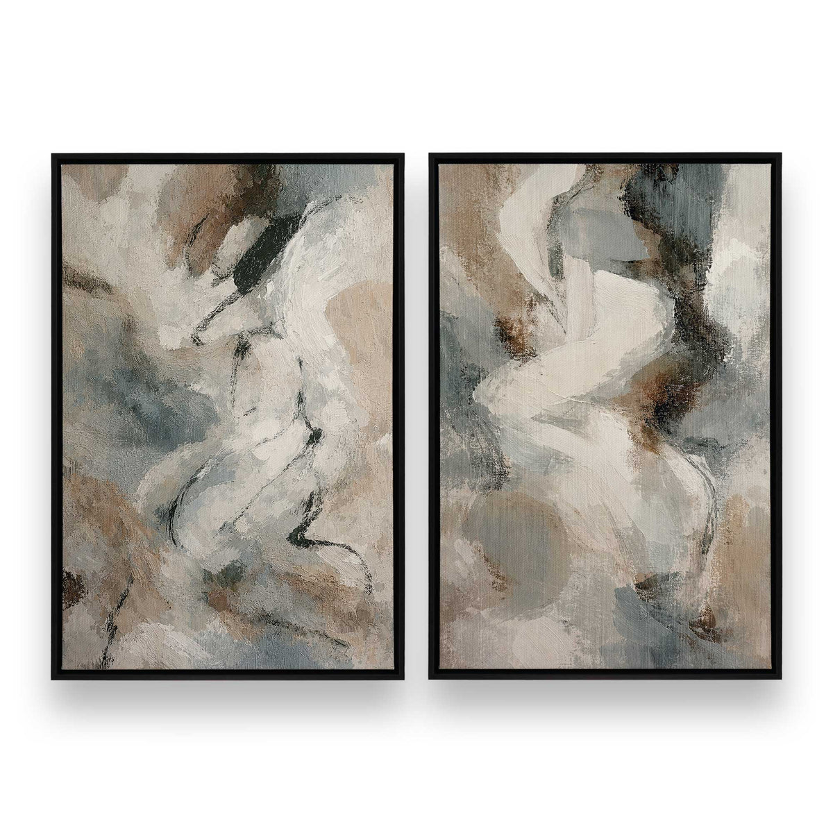 [Color:Satin Black], Picture of art in a Satin Black frame