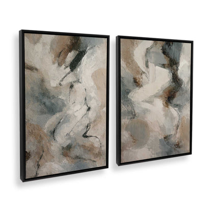 [Color:Satin Black], Picture of art in a Satin Black frame at an angle