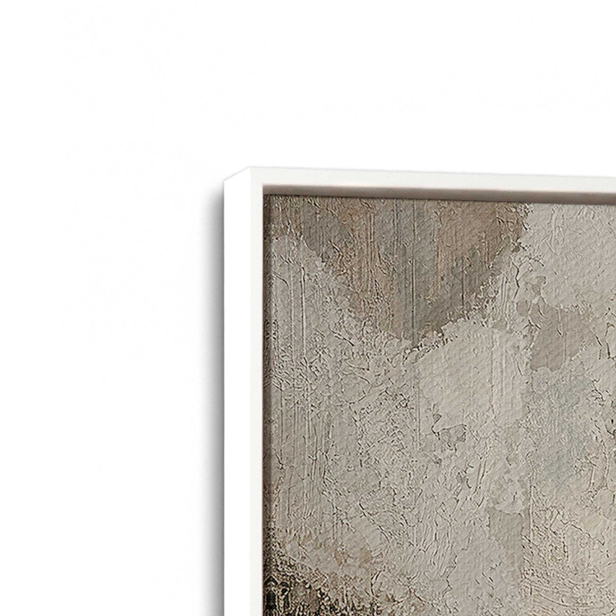 [Color:Opaque White], Picture of the corner of the art