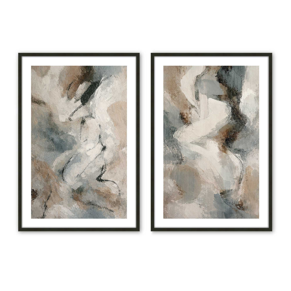 [Color:Satin Black], Picture of art in a Satin Black frame