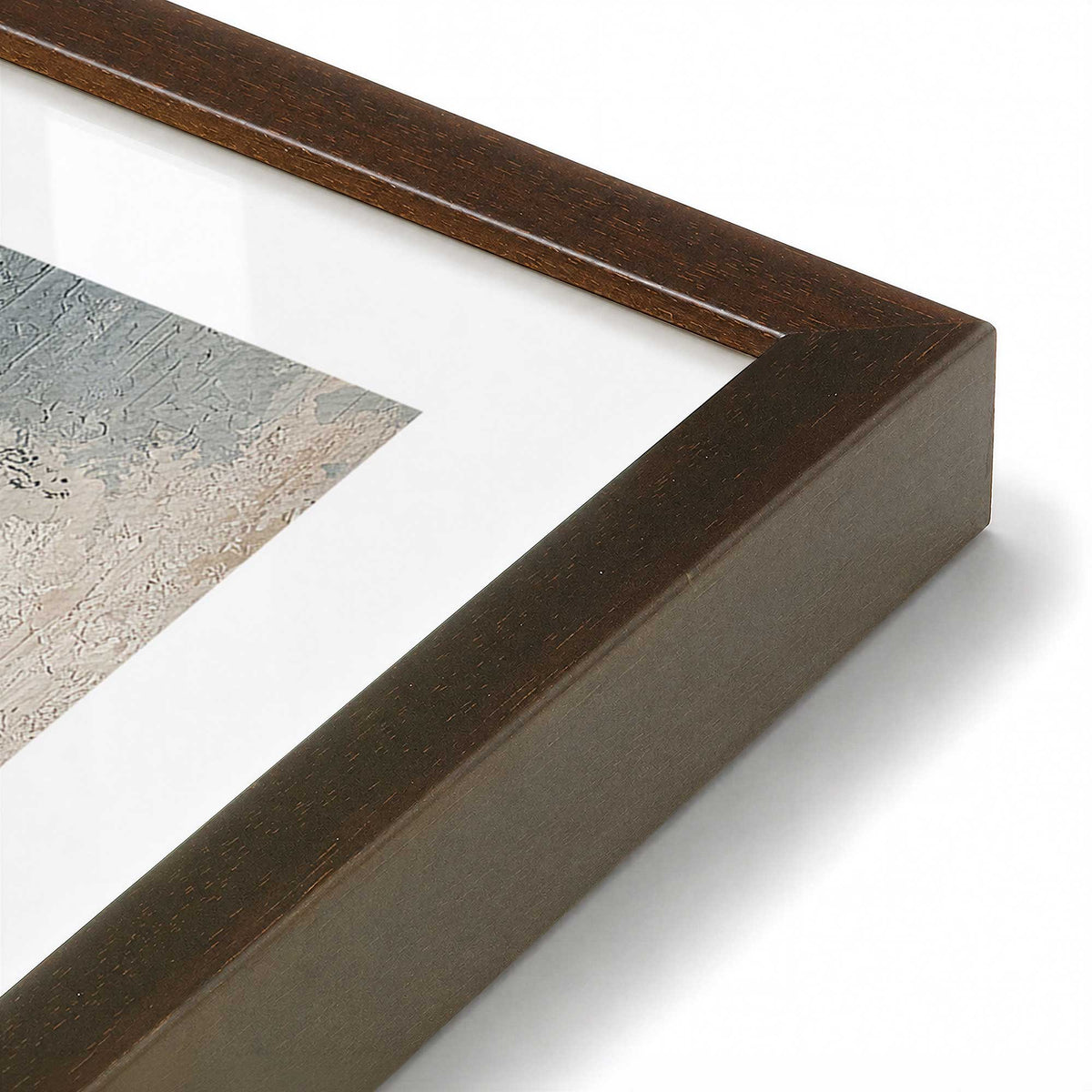 [Color:Belvinder Brown], Picture of art in a Belvinder Brown frame of the corner