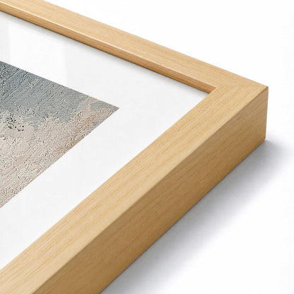 [Color:American Maple], Picture of art in a American Maple frame of the corner