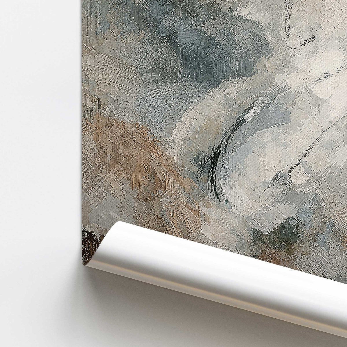 [color:Rolled Print], Picture of close up of art