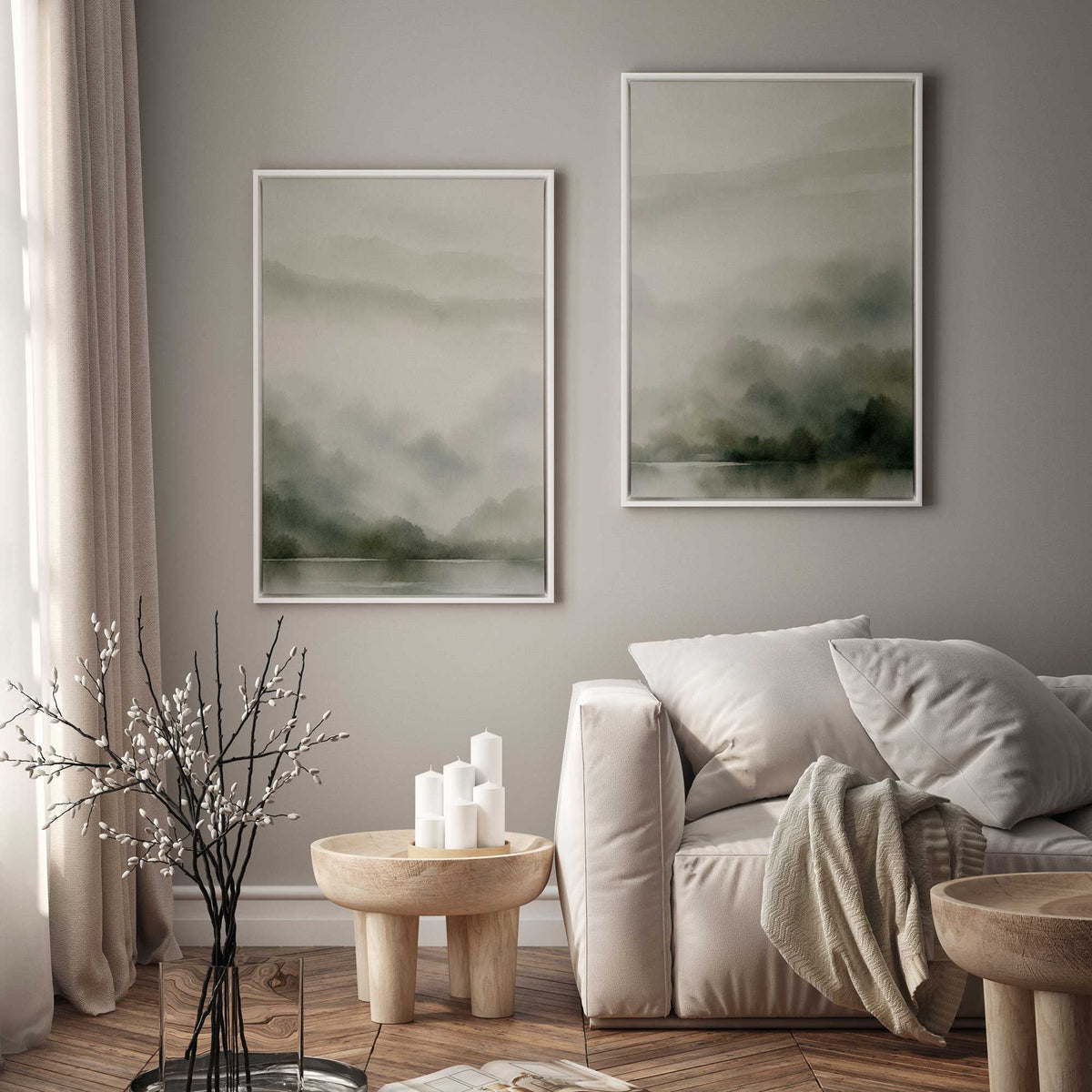 [Color:American Maple], Picture of art in a American Maple frame