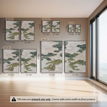 Soft Meadow Study, Set of 2 Canvas Prints