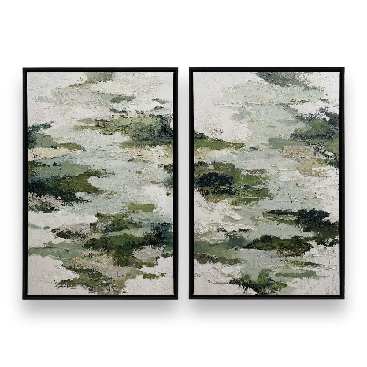 [Color:Satin Black], Picture of art in a Satin Black frame