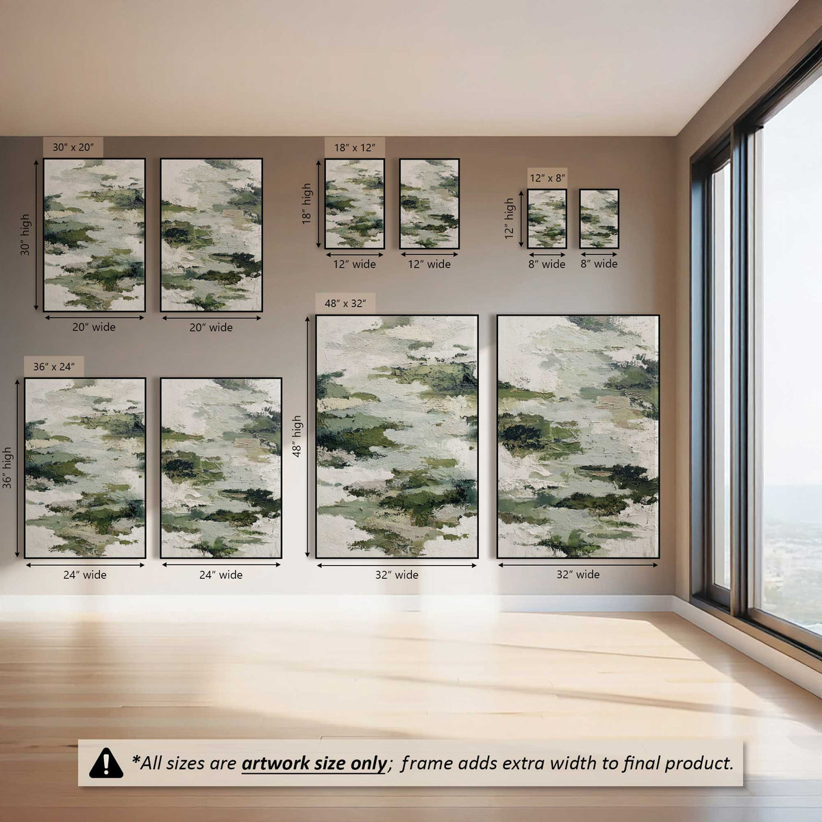 Marsh Layers, Set of 2 Canvas Prints