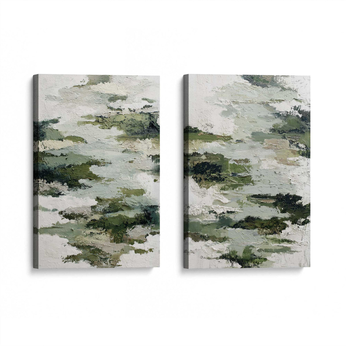 [Color:Stretched Canvas], Picture of art at an angle