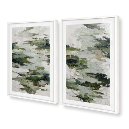 [Color:Opaque White], Picture of art in a Opaque White frame at an angle
