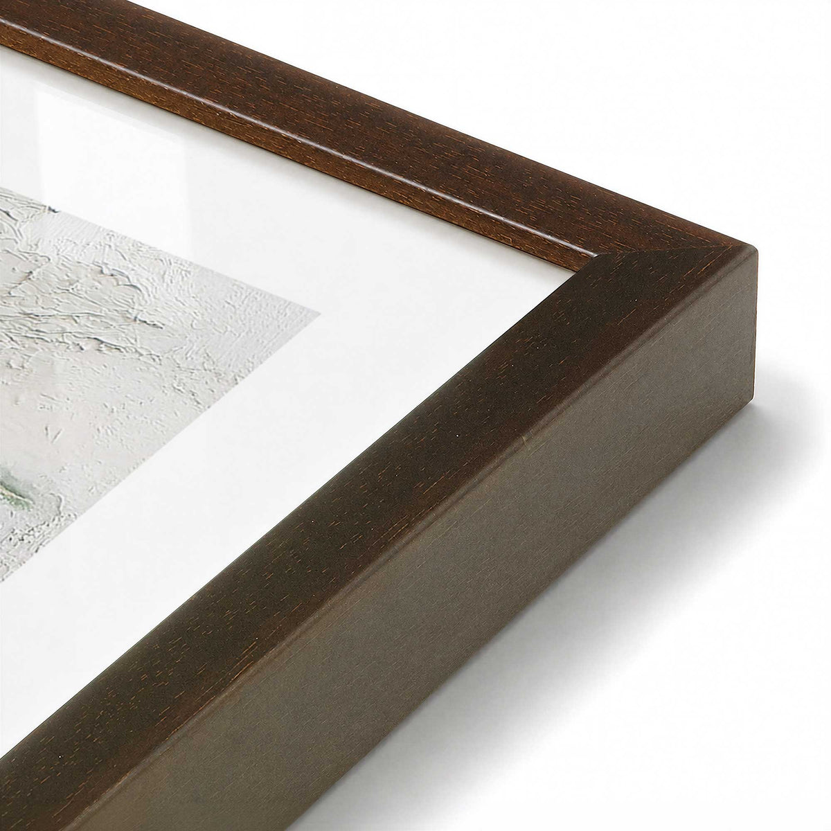 [Color:Belvinder Brown], Picture of art in a Belvinder Brown frame of the corner