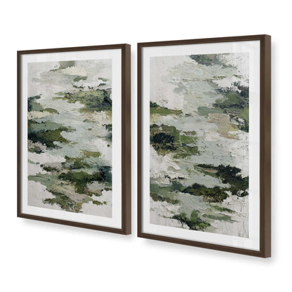 [Color:Belvinder Brown], Picture of art in a Belvinder Brown frame at an angle