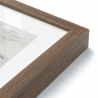 [Color:Walnut], Picture of art in a Walnut frame of the corner