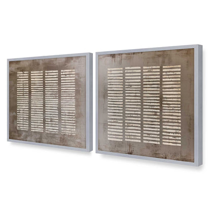 [Color:Polished Chrome], Picture of art in a Polished Chrome frame of the corner