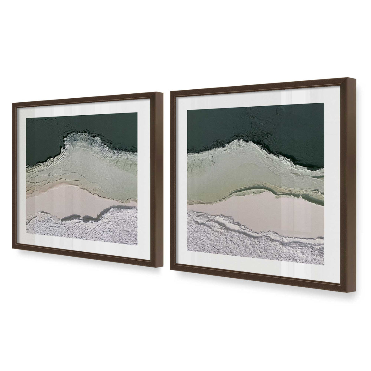 [Color:Belvinder Brown], Picture of art in a Belvinder Brown frame at an angle