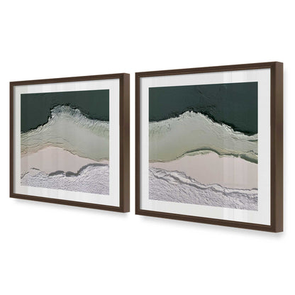 [Color:Belvinder Brown], Picture of art in a Belvinder Brown frame at an angle