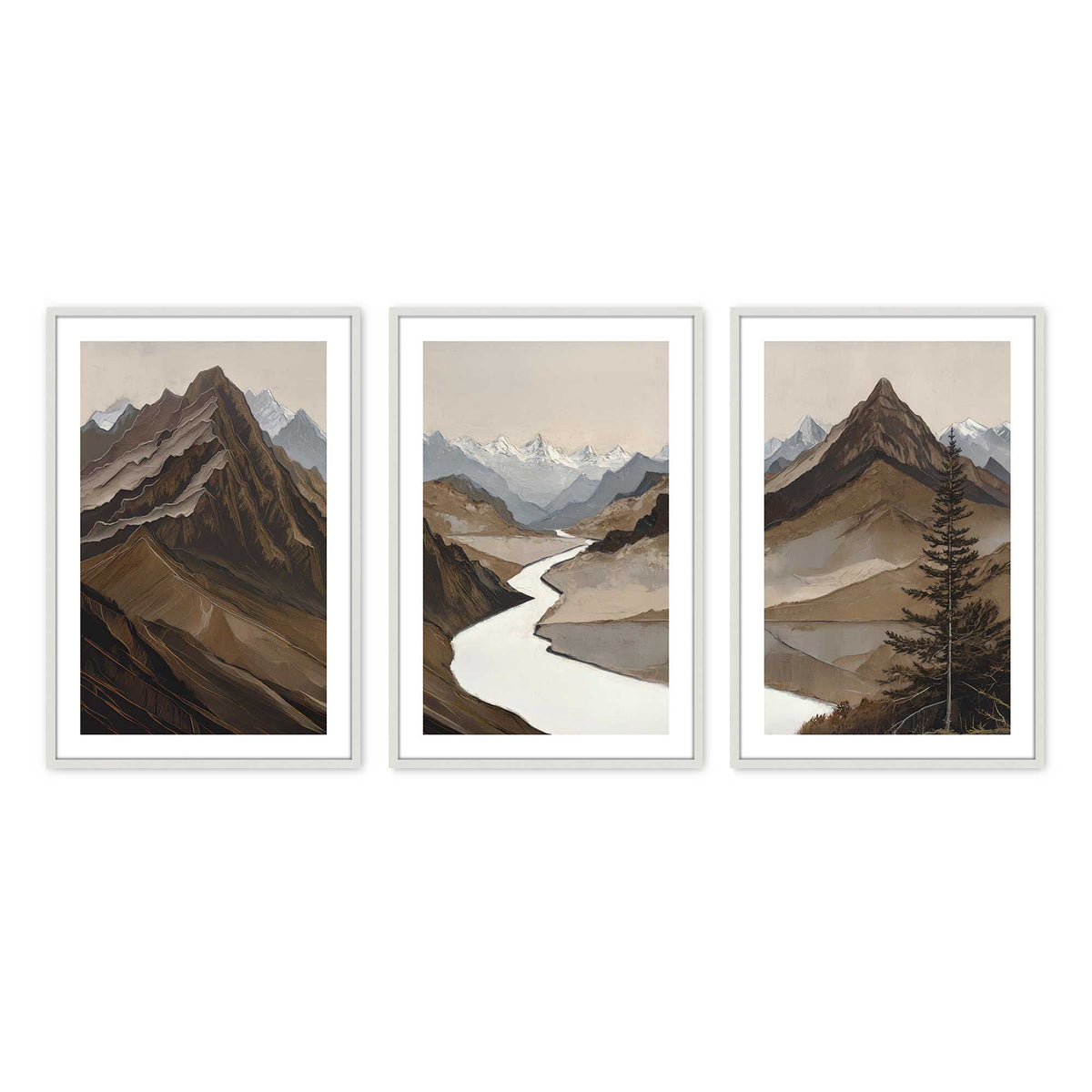 [Color:Opaque White], Picture of art in an Opaque White frame
