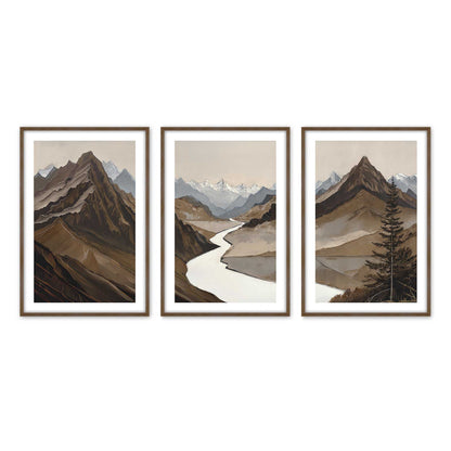 [Color:Walnut], Picture of art in a Walnut frame
