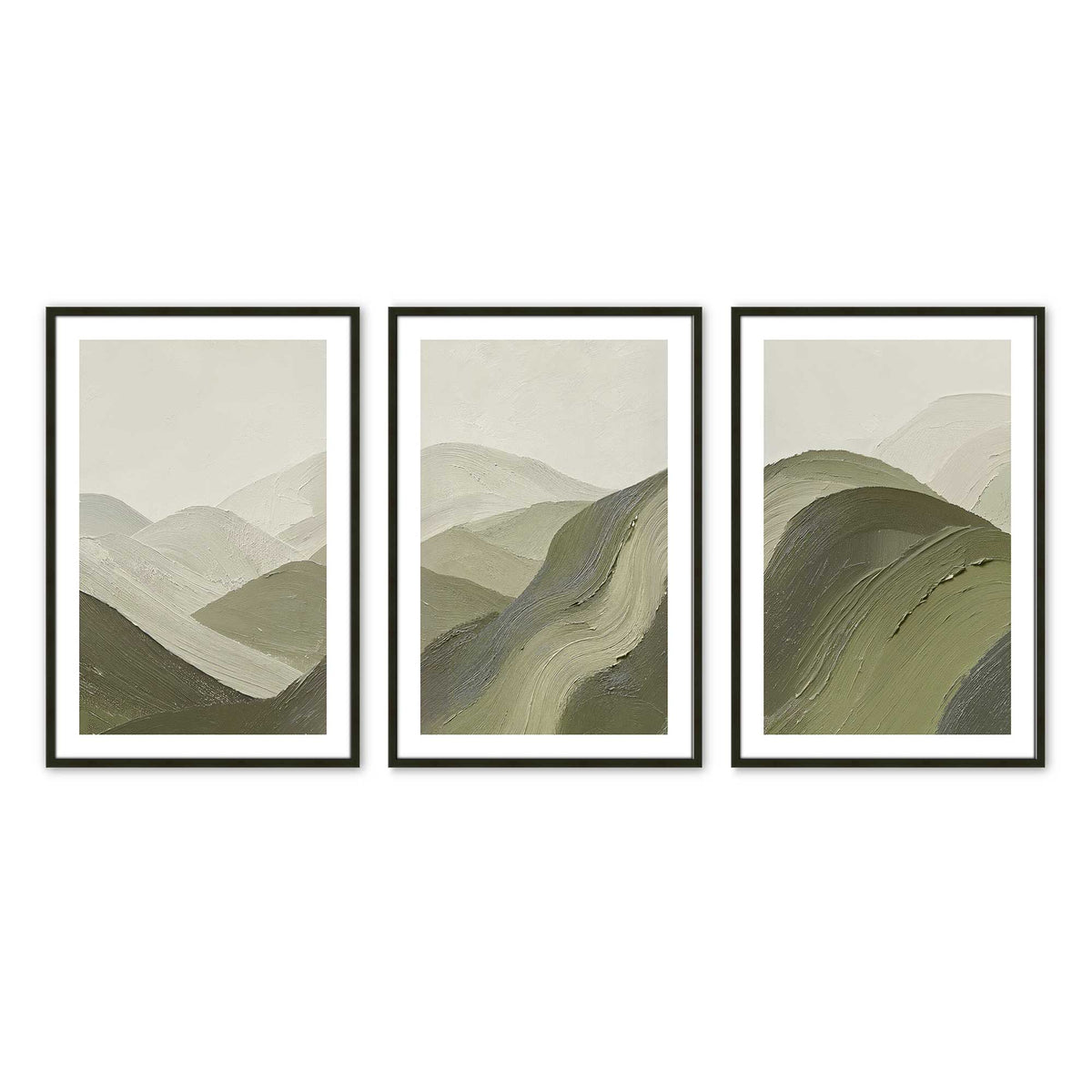 [Color:Satin Black], Picture of art in a Satin Black frame
