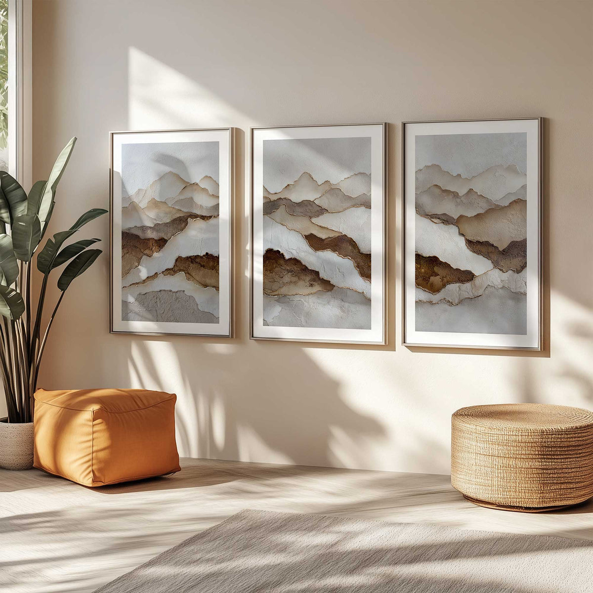 [Color:Satin Black], Picture of art in a Satin Black frame