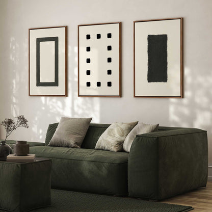 [Color:Satin Black], Picture of art in a Satin Black frame
