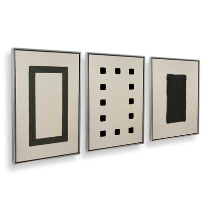 [Color:Polished Chrome], Picture of art in a Polished Chrome frame at an angle