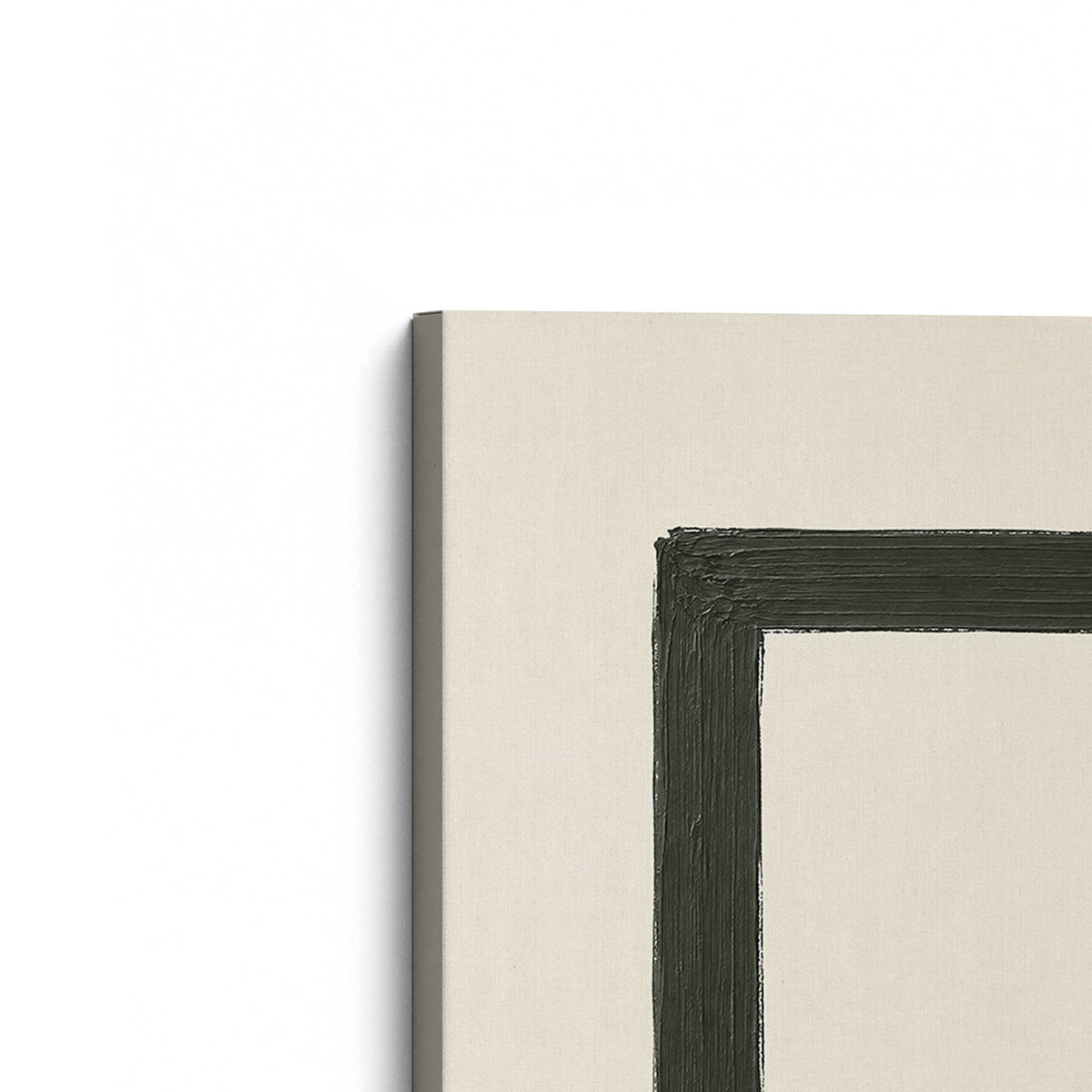 [Color:Stretched Canvas], Picture of the corner of the art