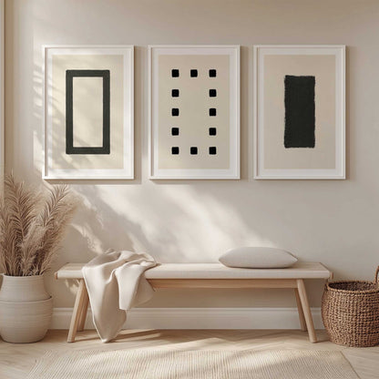 [Color:Satin Black], Picture of art in a Satin Black frame