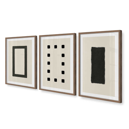 [Color:Walnut], Picture of art in a Walnut frame at an angle