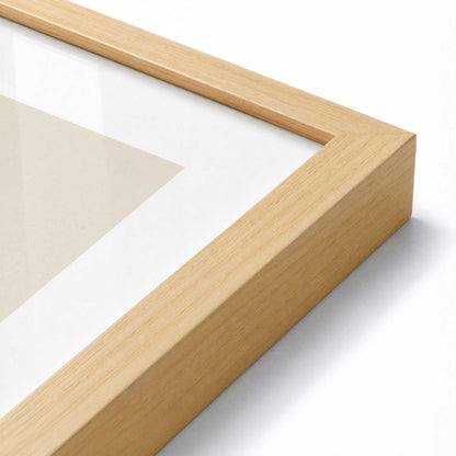 [Color:American Maple], Picture of art in an American Maple frame of the corner