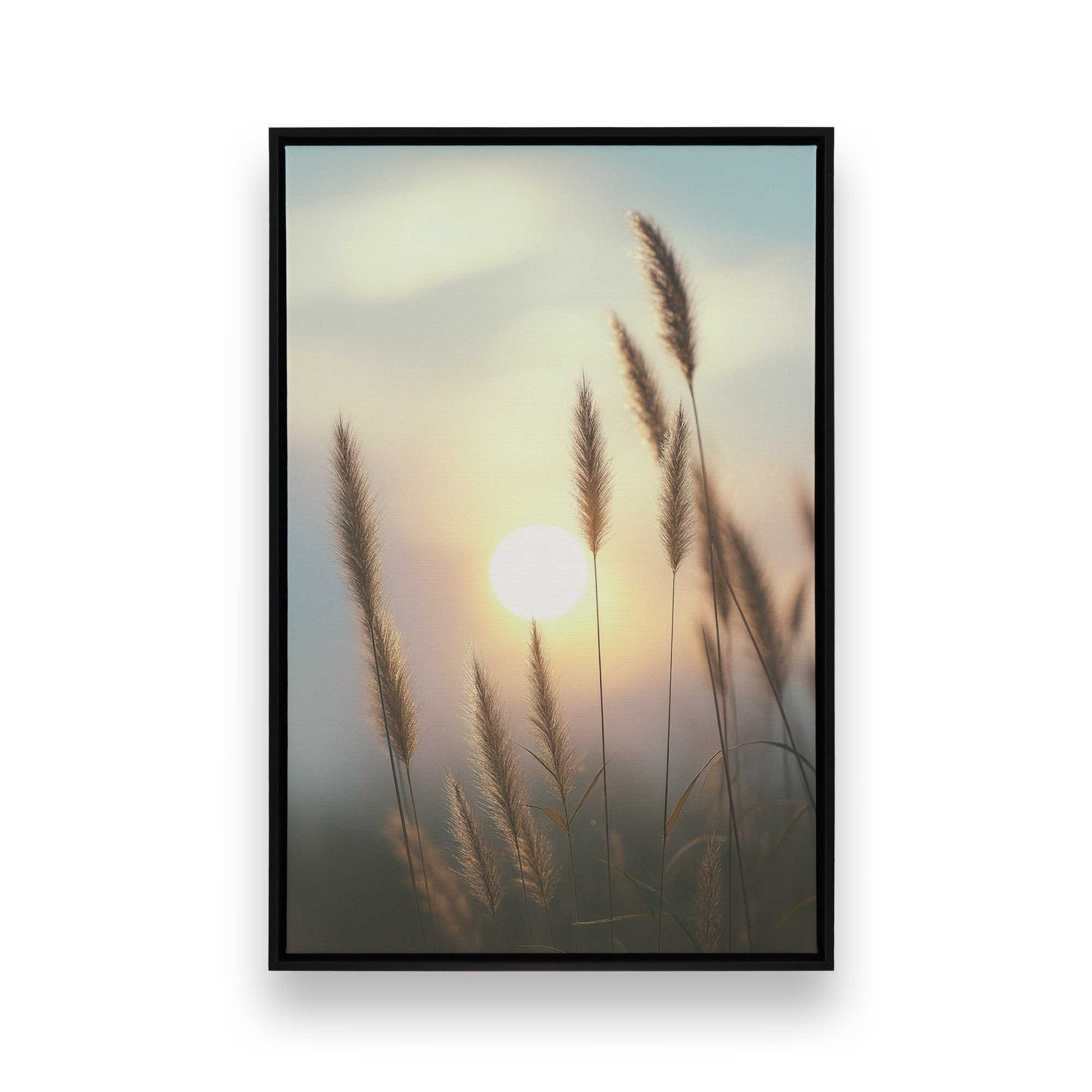 [Color:Satin Black], Picture of art in a Satin Black frame